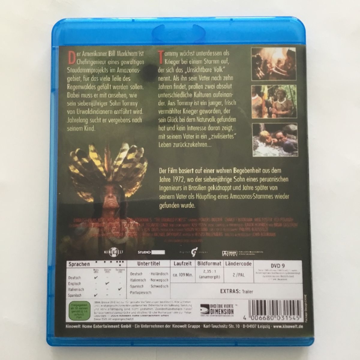 Tutti i DVDs: Der Smaragdwald Blu Ray Neu Wertig – Nuovo (secondo la descrizione) da Blauen venduto da JonnyBlue65 1