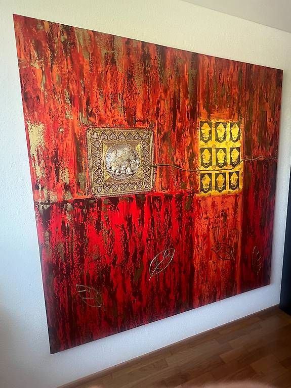 Foto & Immagini: modernes Bild 185 x 185 cm mit Relief – Usato da Eschenbach/LU venduto da Flower711 1