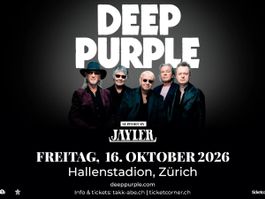 2x Ticket für Deep Purple 16.10.26 in Zürich - Stehplätze