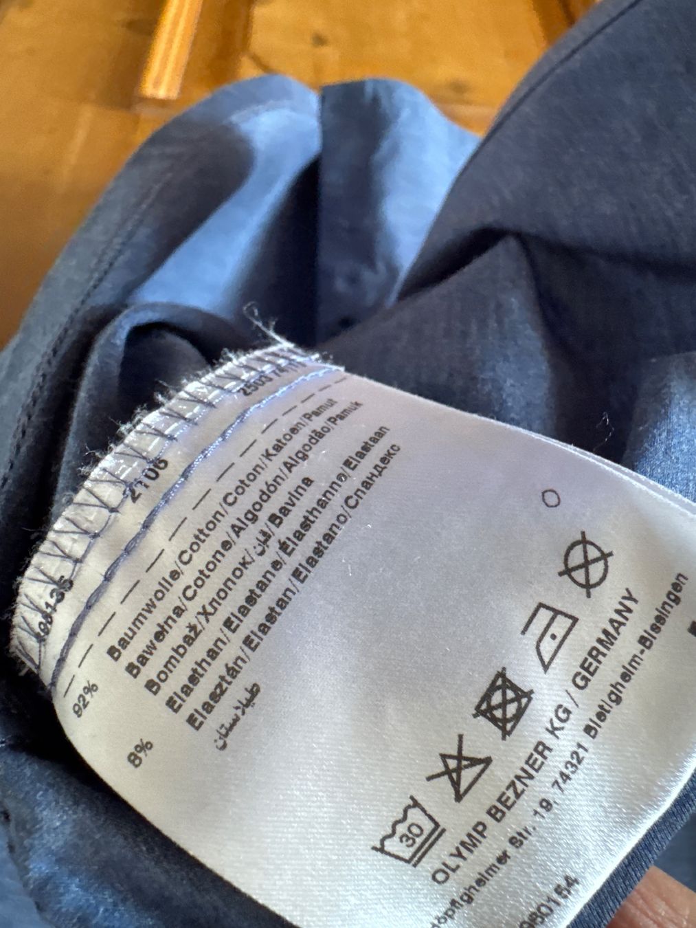 Camicie: Olymp Hemd No. Six Super Slim, Gr. 39 – Usato da Winterthur venduto da britsi 3