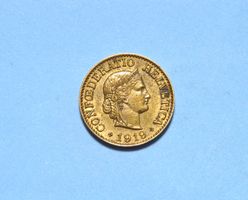 10 Rappen 1919 Messing