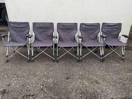 Fünf Q.bo Campingstühle Klappbar