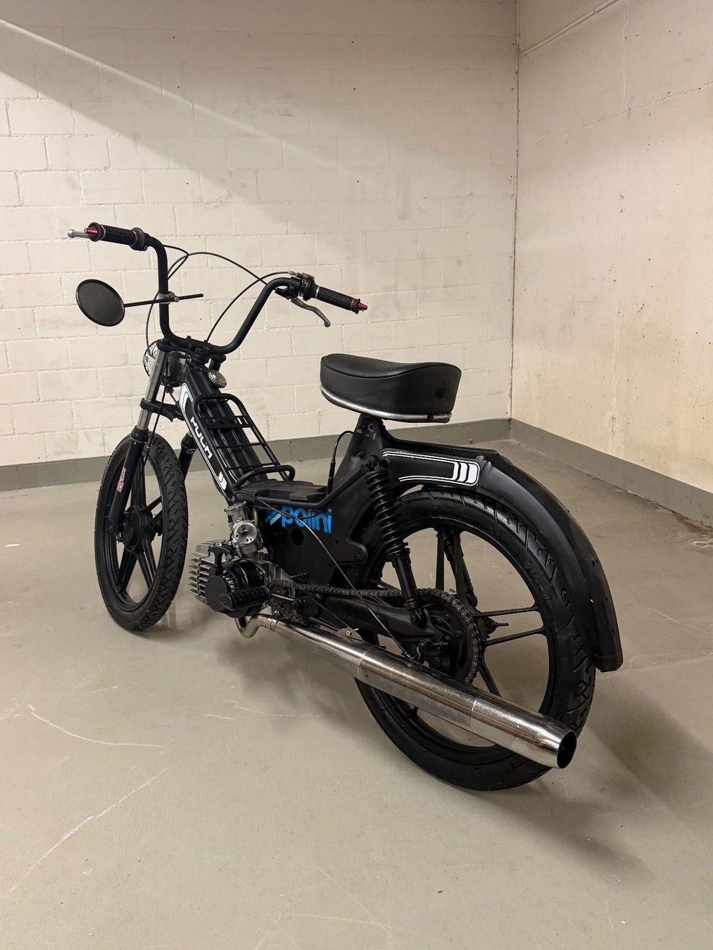 Puch Ciclomotori: Schwarzes Puch Maxi S mit 75ccm Italkit Setup – Usato da Wädenswil venduto da Mueller_Kevin 1