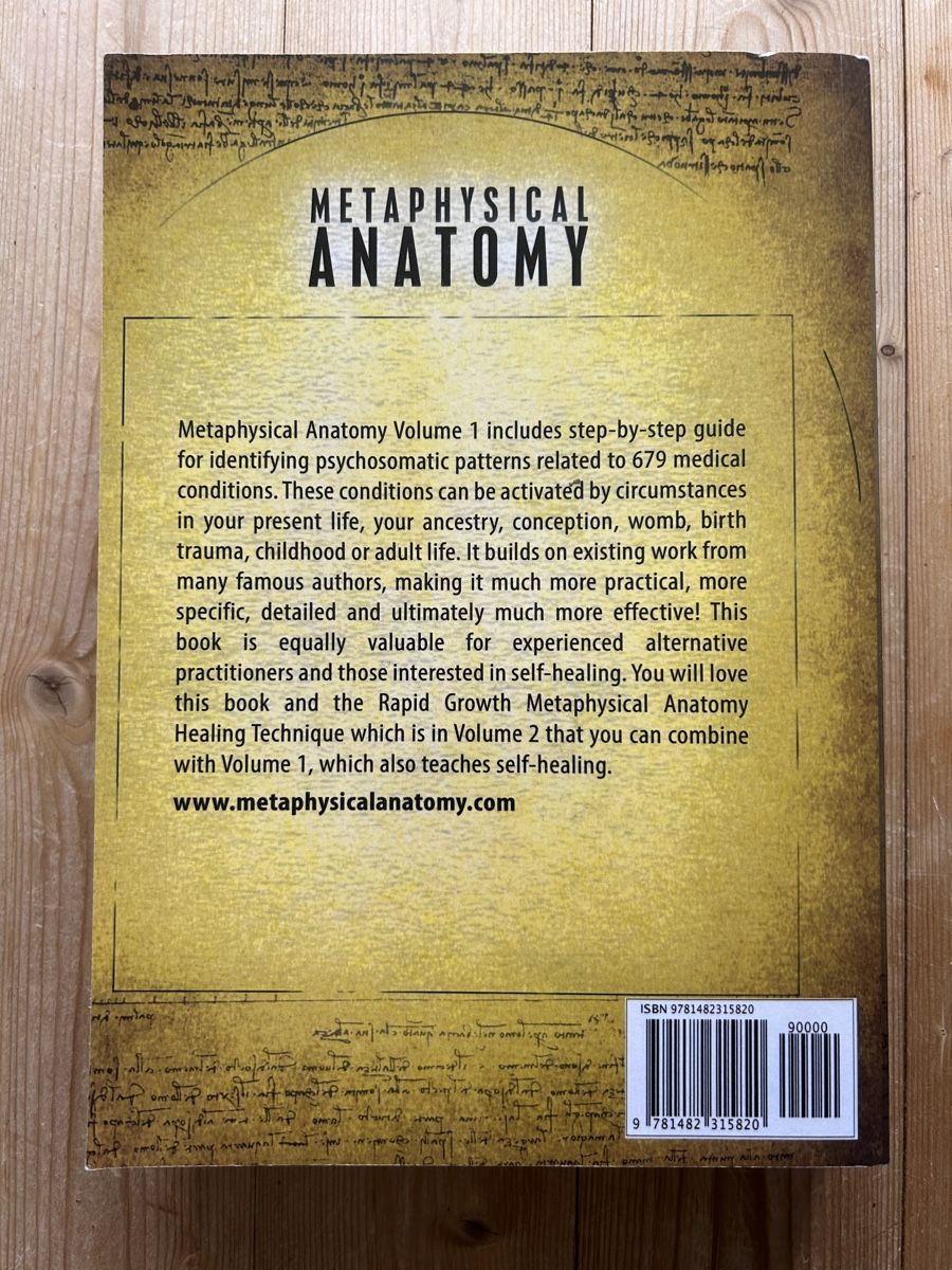 Libri: Evette Rose / Metaphysical Anatomy / Volume 1 – Usato da Himmelried venduto da rasmus67 1