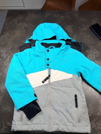 McKinley Skijacke blau grau Grösse 116