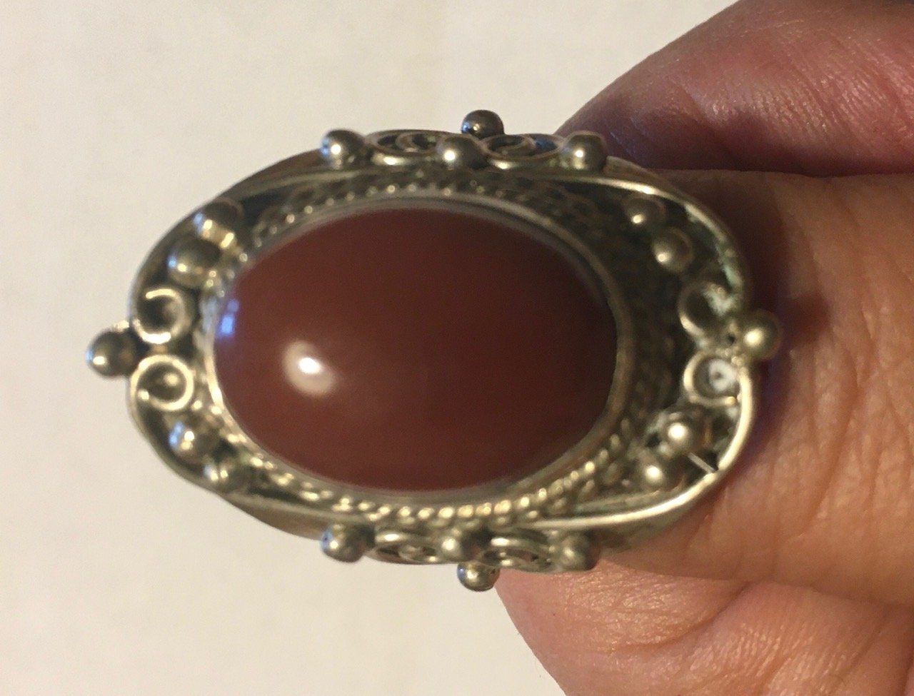 Ringe: Ring mit Carneol – Gebraucht aus Kaisten von Pilu63