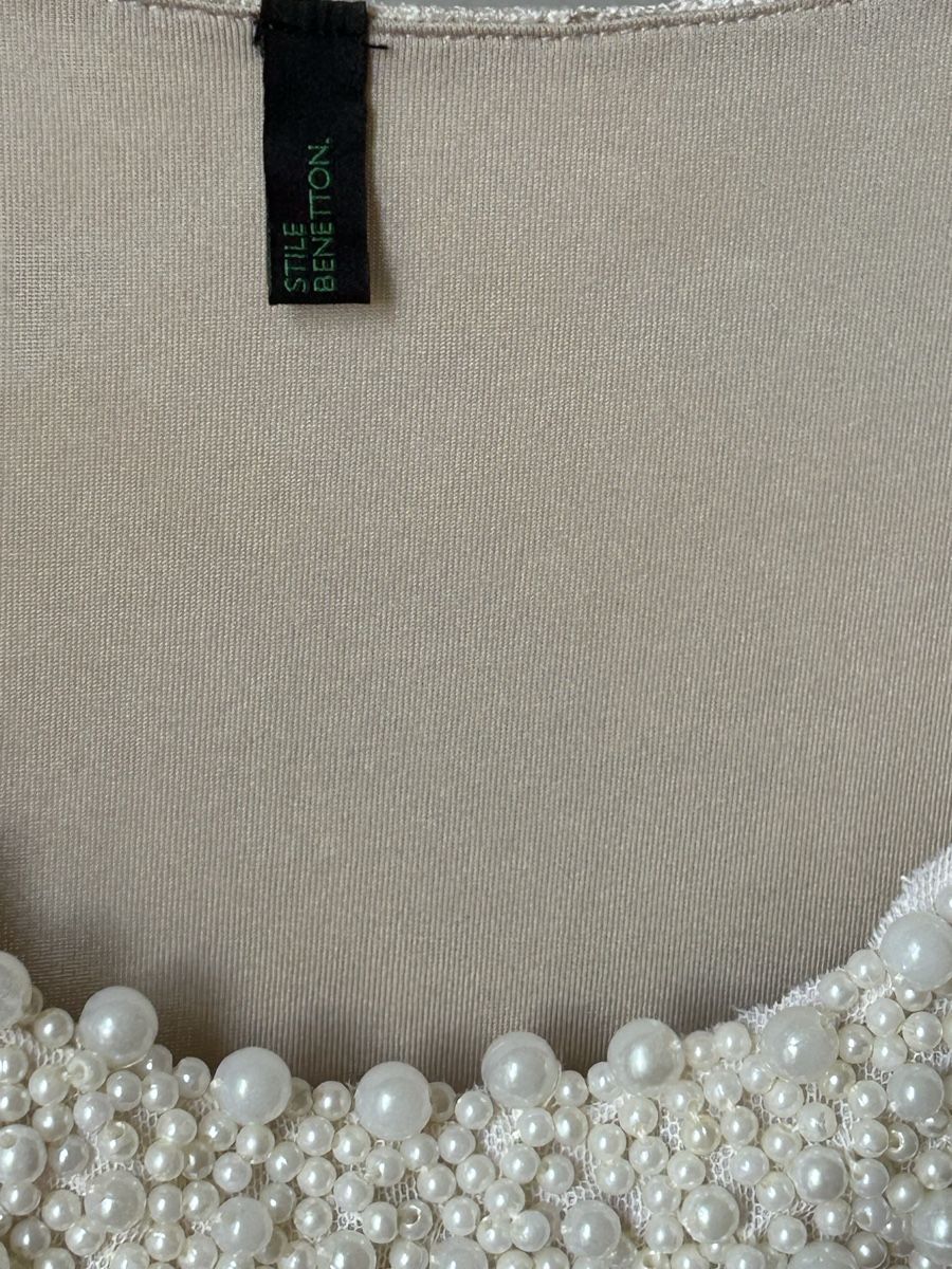 Benetton Vestiti: Robe dentelle Benetton XS avec perles – Nuovo (secondo la descrizione) da Neuchâtel venduto da belange 1