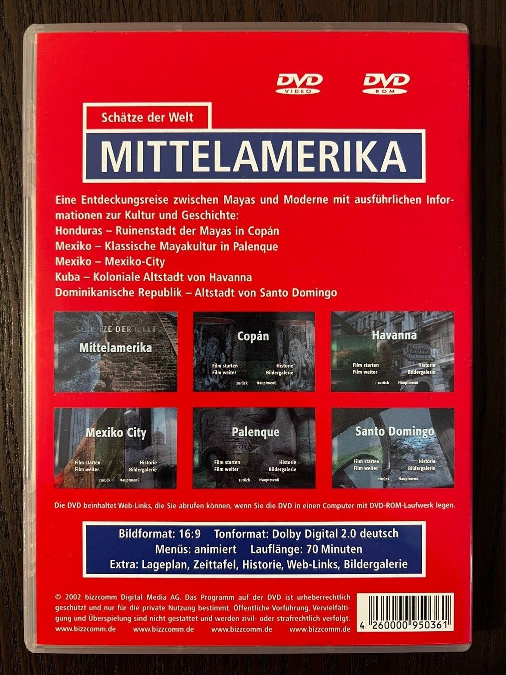 Tutti i DVDs: Mittelamerika – Usato da Zürich venduto da FilmFreunde 1