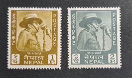 Lot Nepal Nr. 173 / 174 postfrisch
