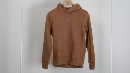 Hollister Hoodie Sweatshirt Pullover braun