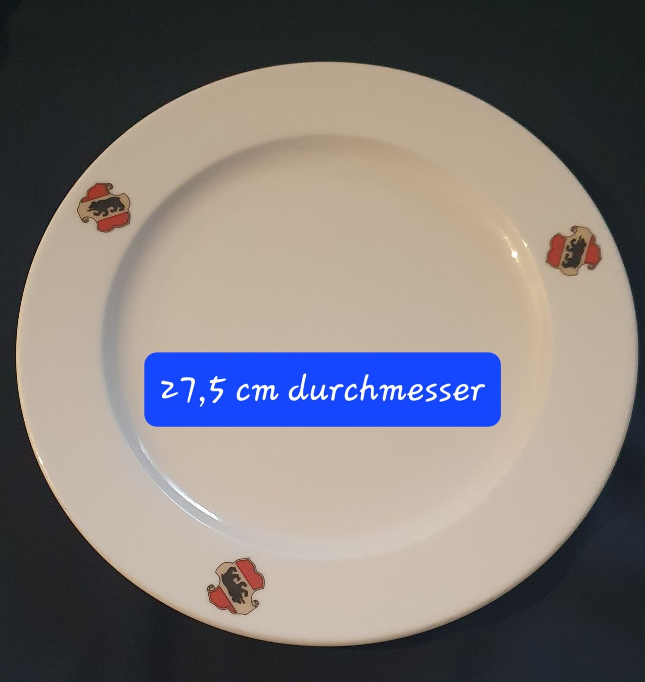 Teller: Teller mit Bernerwappen.. – Gebraucht aus Summaprada von swiss4860