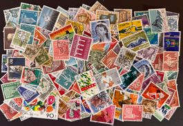 Briefmarken Schweiz (200 Stück), Top Qualität