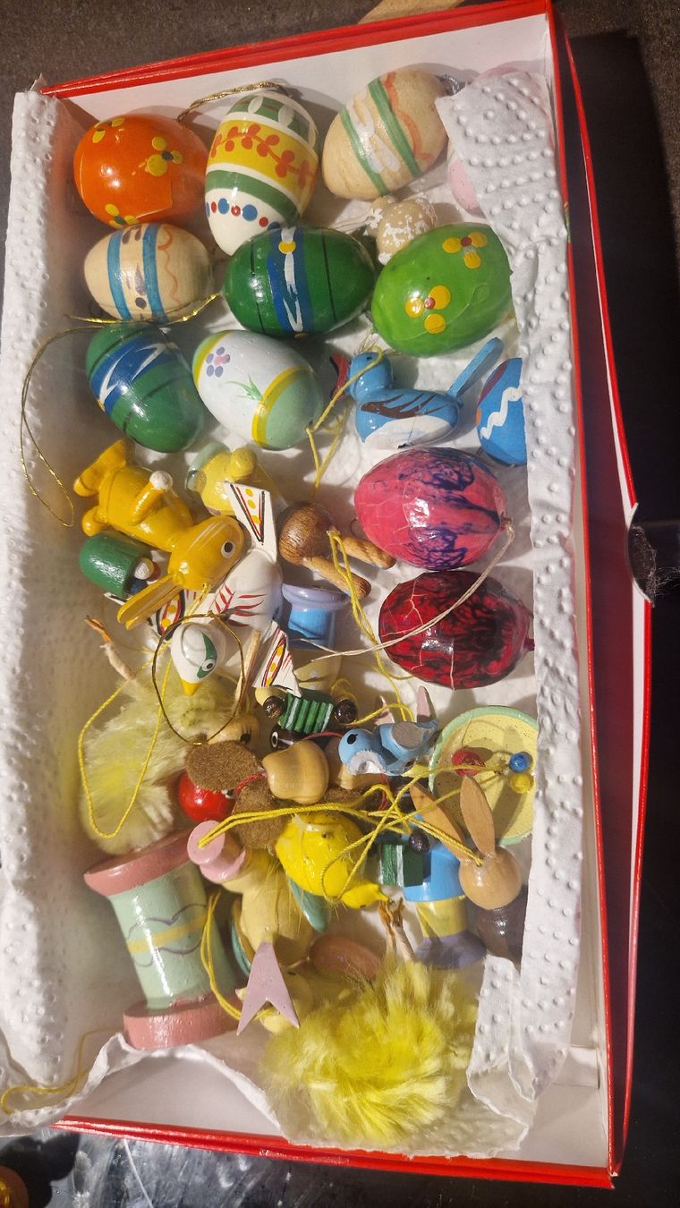 Tutte le decorazioni: Sächsische Osterdeko. Ex DDR. – Usato da Wetzikon ZH venduto da Oldieslover 4