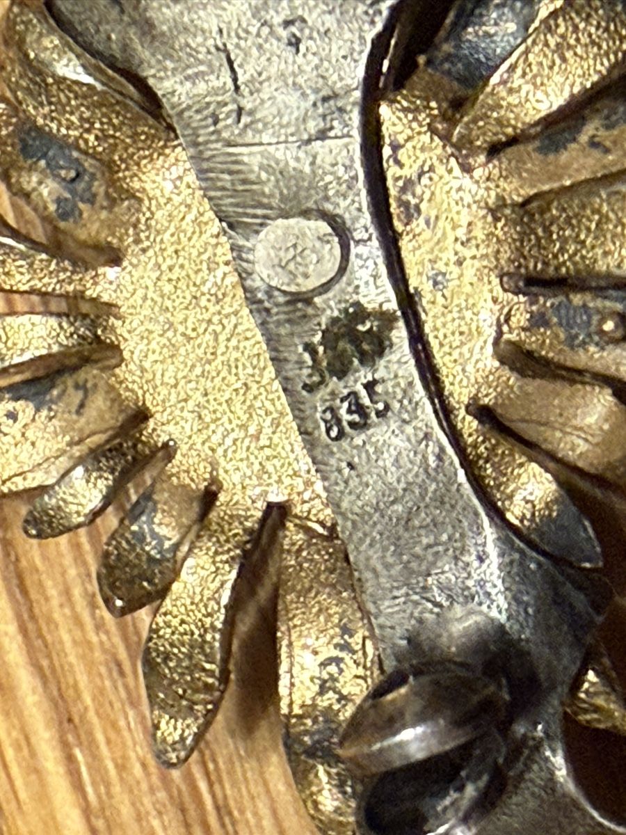 Spille & Fermagli: 2er Set Antike Broschen, Silber 800 / 835 – Usato da Goldach venduto da Messerguru 4