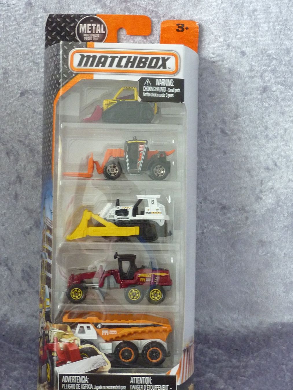 Matchbox Modellini d'auto: 5 Car Set Baustelle 1:64 – Usato da Dürrenäsch venduto da modellautos4you