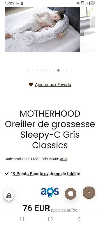 Cuscini: Coussin de grossesse – Usato da Essertines-Rolle venduto da pi_ja_ma 2