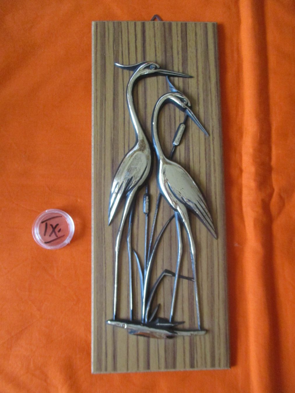 Alle Dekorationen: Wandschmuck Kranich, Mid Century – Gebraucht aus Birsfelden von alles-muss-raus