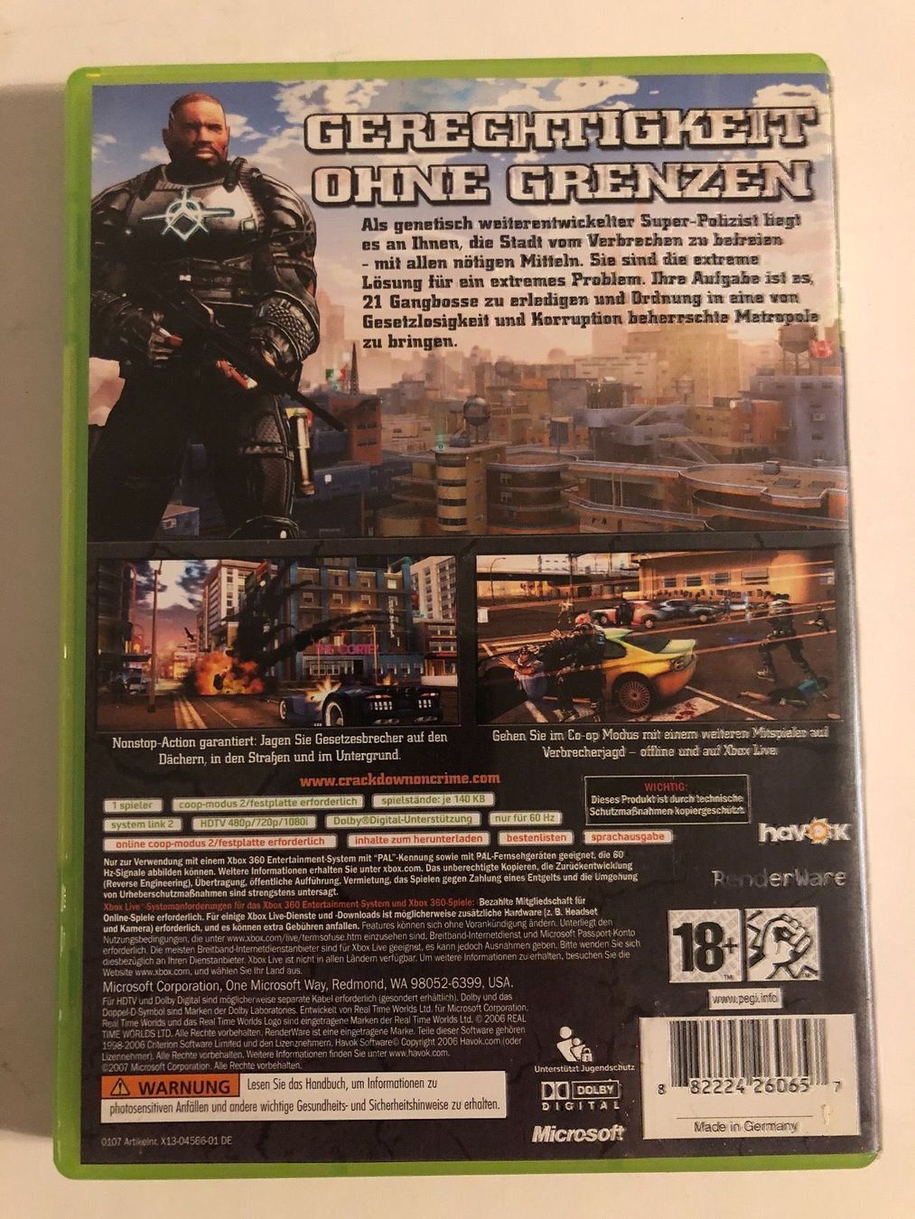 Microsoft Giochi: Crackdown für Xbox 360 – Usato da Kestenholz venduto da Mad18 1