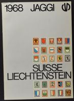 SUISSE / LIECHTENSTEIN, erster Farbkatalog von 1968, Jaggi