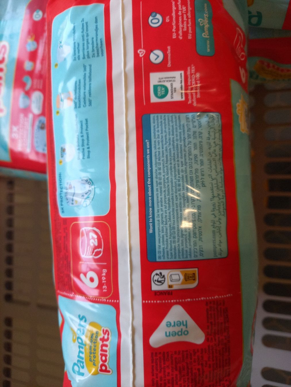 Pampers Secchi per pannolini & Pannolini: Pampers Pants "Premium Protection", Gr. 6, 4 Packungen – Nuovo e nell'imballaggio originale da Zürich venduto da HansBald 3