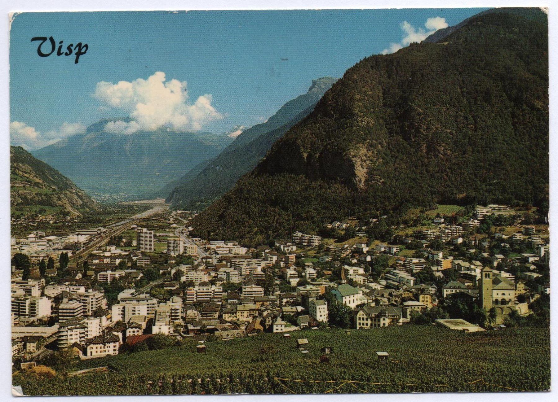 Ansichtskarten: VISP (Wallis) – Gebraucht aus Jona von philajona