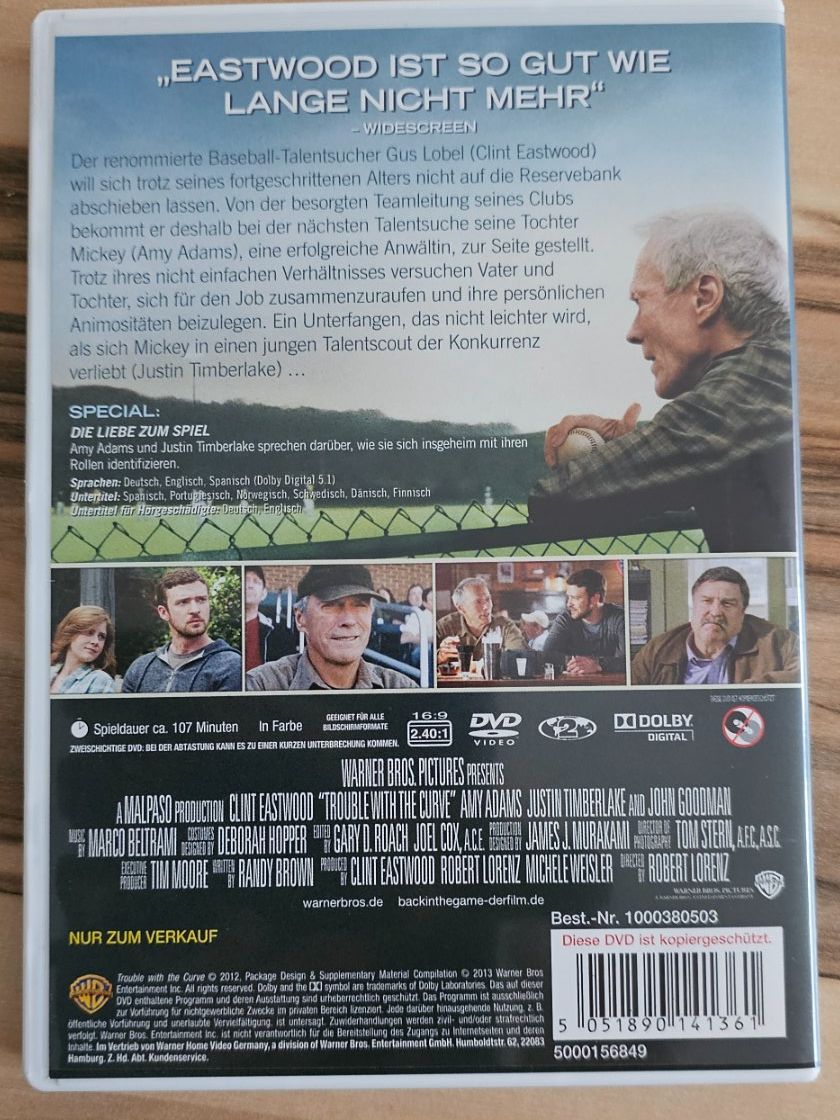 Alle DVDs: BACK IN THE GAME/ DVD – Gebraucht aus Geuensee von jes_9xyk 1