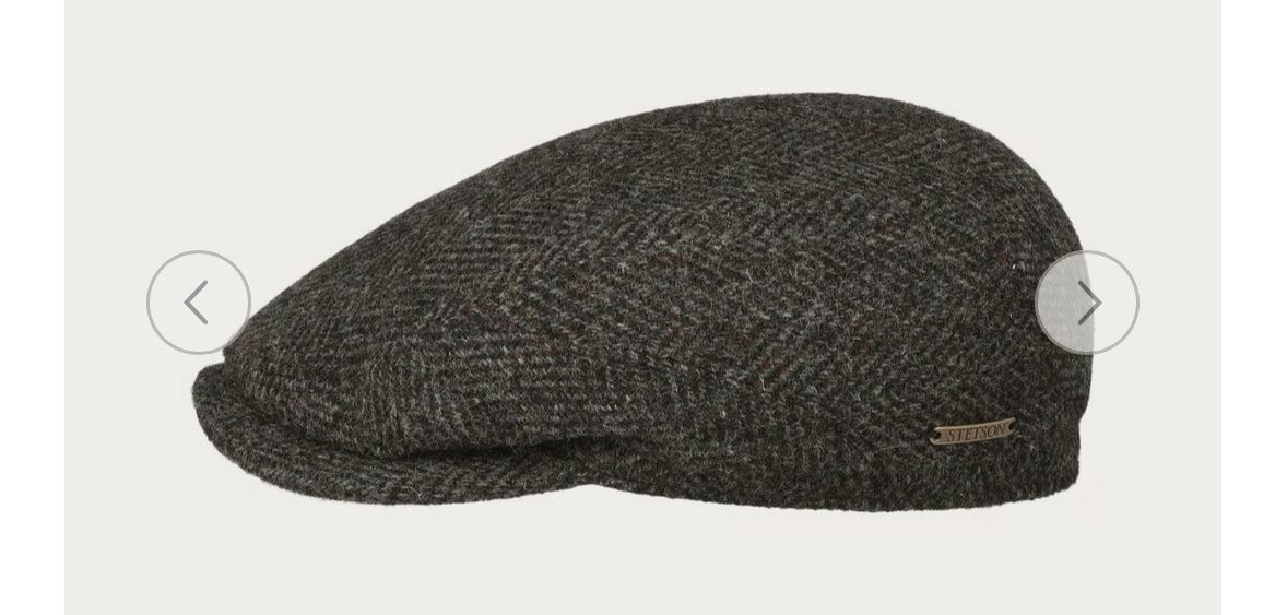 Stetson Hüte, Mützen & Caps: Herringbone Harris Tweed Driver Cap Gr. 62 – Gebraucht aus Affoltern am Albis von Cmara 2