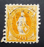 Stehende Helvetia SBK 66B Zwergstempel Jttenthal voll