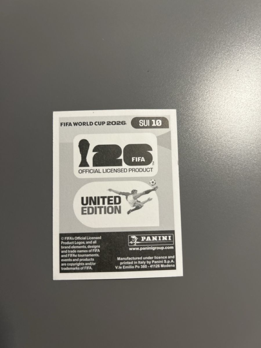 Panini Carte collezionabili: Panini Bild Zakaria SUI 10 – Nuovo (secondo la descrizione) da Boniswil venduto da sim_7zhp 1