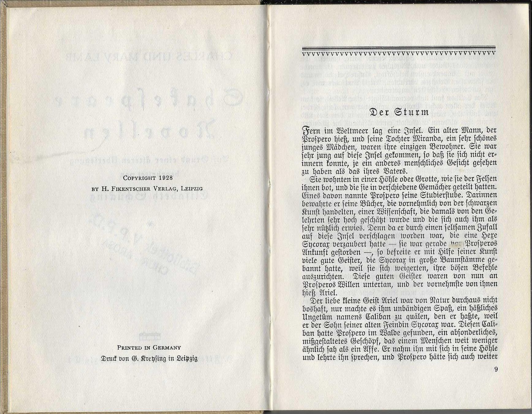 Libri: Shakespeare Novellen – Usato da Flims - Dorf venduto da Stagediver 3