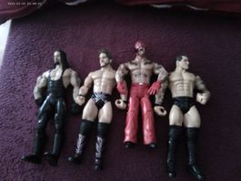 4 WWE Wrestling Figuren Set 4er (2005) 18 CM HOCH