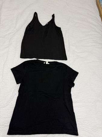 Damen Set Zign Top H&M T-Shirt schwarz Grösse S gebraucht