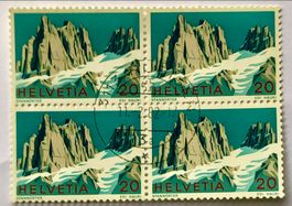 4 er Block Nr.516 mit Vollstempel Rubigen