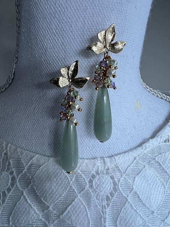 Boucles d'oreille: Ohrringe Swarovski Steinperlen  – D'occasion à Buchs SG par jco_st8t 1