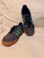 Adidas Gazelle Sneaker grau grün blau neuwertiger Zustand