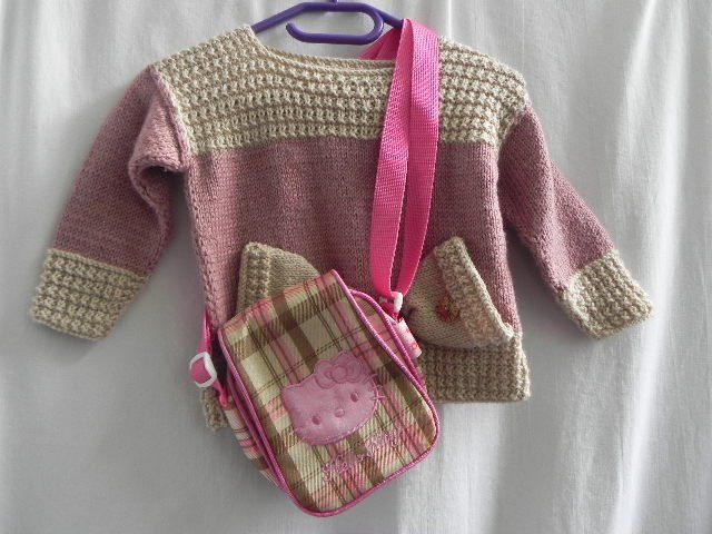 Pullover & Sweatshirts: ca Gr. 104 handgestrickter Pulli Achsel / Länge je 34cm – Neu (gemäss Beschreibung) aus Basel von frausommerwind 3
