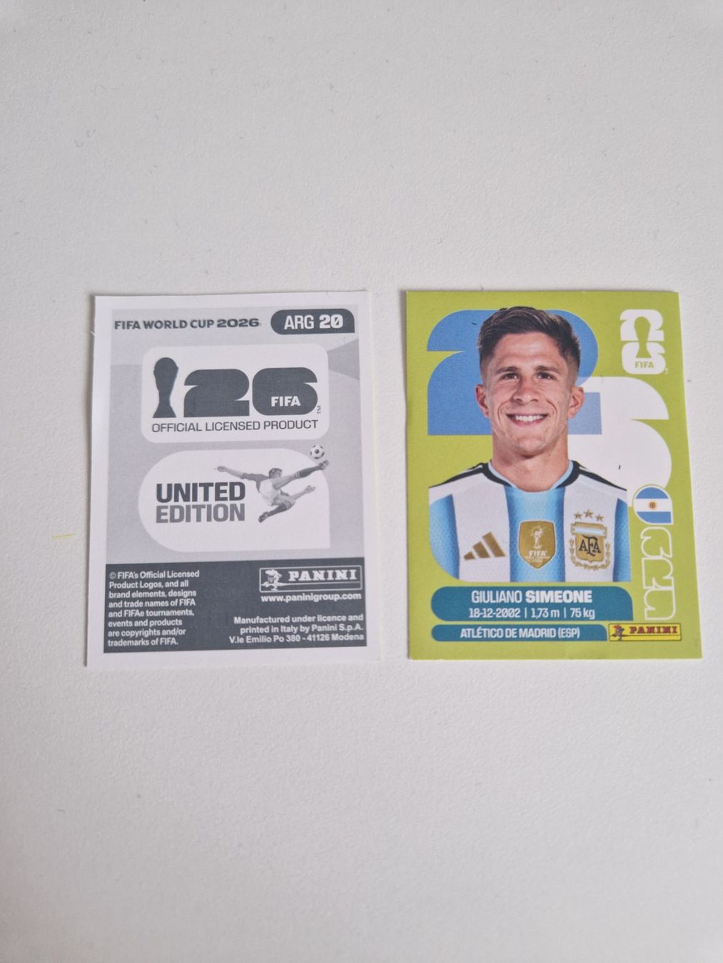 Panini Carte collezionabili: Panini Sticker ARG20 – Nuovo (secondo la descrizione) da Stüsslingen venduto da white_angel86