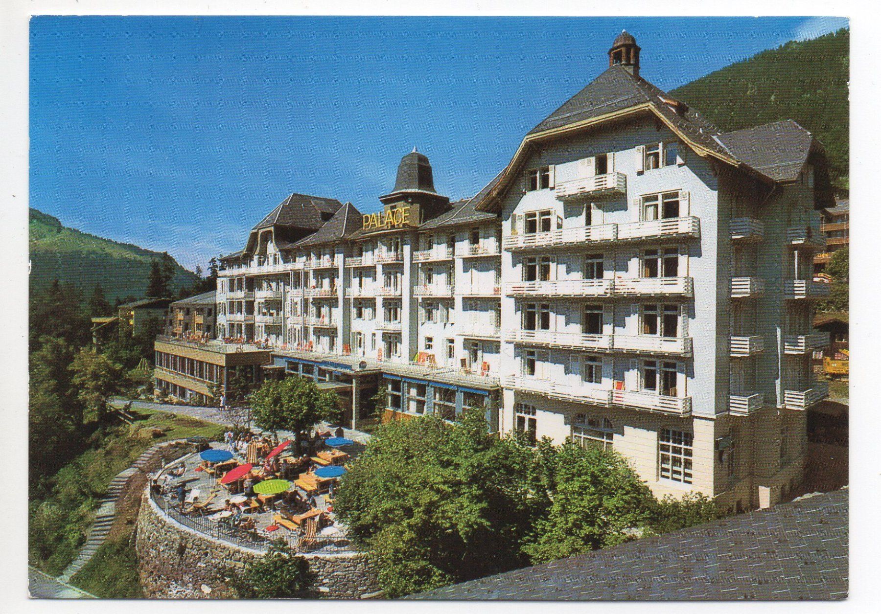 Ansichtskarten: WENGEN Palace Hotel – Gebraucht aus Jona von philajona
