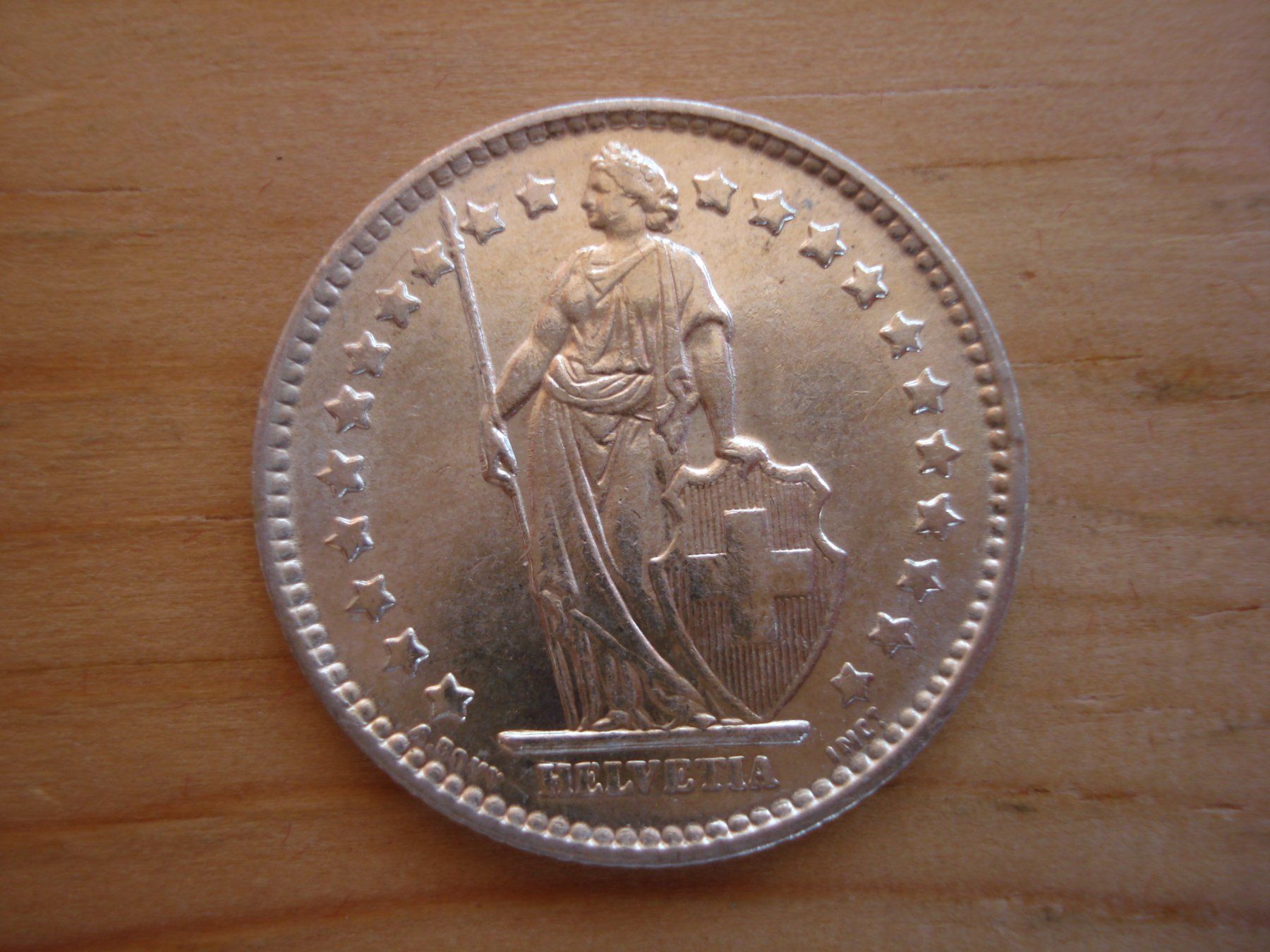 Alle Münzen: (C1) 1 Franken 1959 STGL – Gebraucht aus Erlach von Net-Coins 1