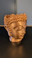 Buddha Head Decorative Vase – Testa Oro 3D