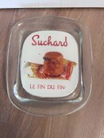 Alter Glas-Zahlteller "Suchard" dekorativ ca. 50er-Jahre