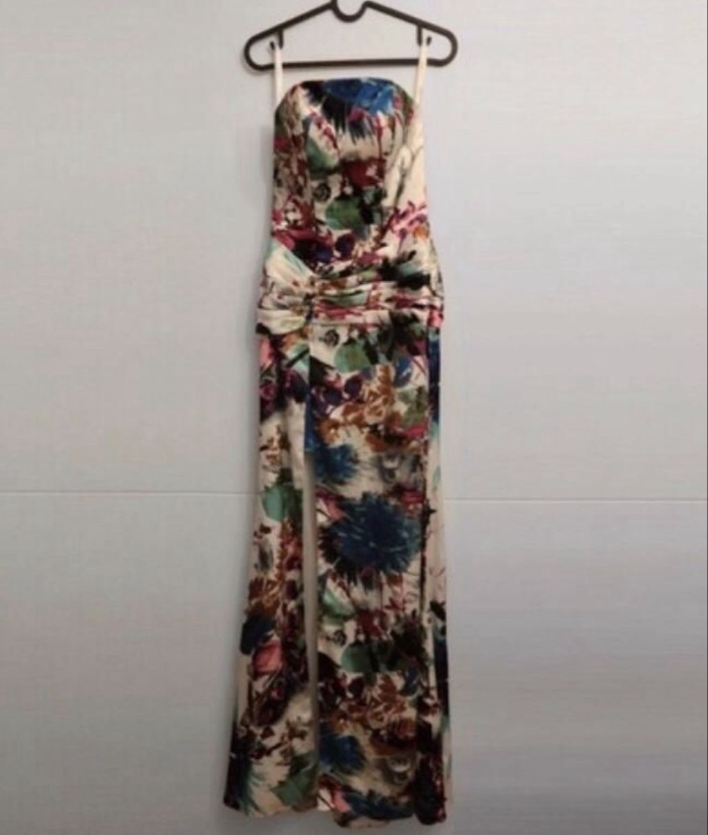Vestiti: Floral Maxi Dress, Strapless, Side Split, Size XS – Usato da Aarau venduto da eli_bq7m 1