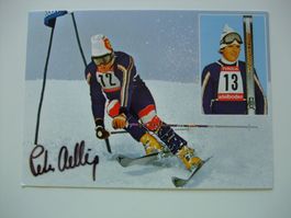 PETER AELLIG (CH) AUTOGRAMMKARTE TOP