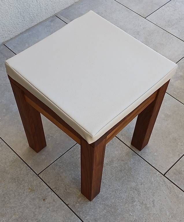Hocker: Hocker Nussbaum (2 Stück) – Neu (gemäss Beschreibung) aus Jens von Pamela2015 4