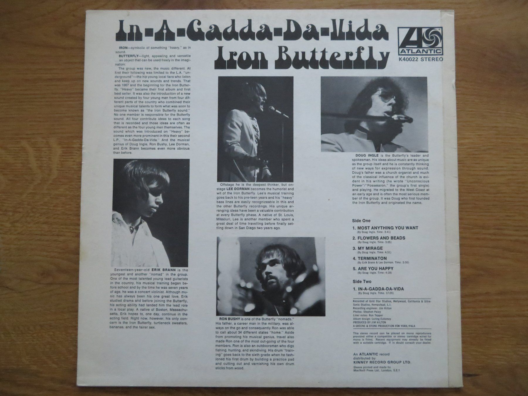 Dischi in vinile: IRON BUTTERFLY IN A GADDA DA VIDA – Nuovo (secondo la descrizione) da Zürich venduto da max_cp5f 1