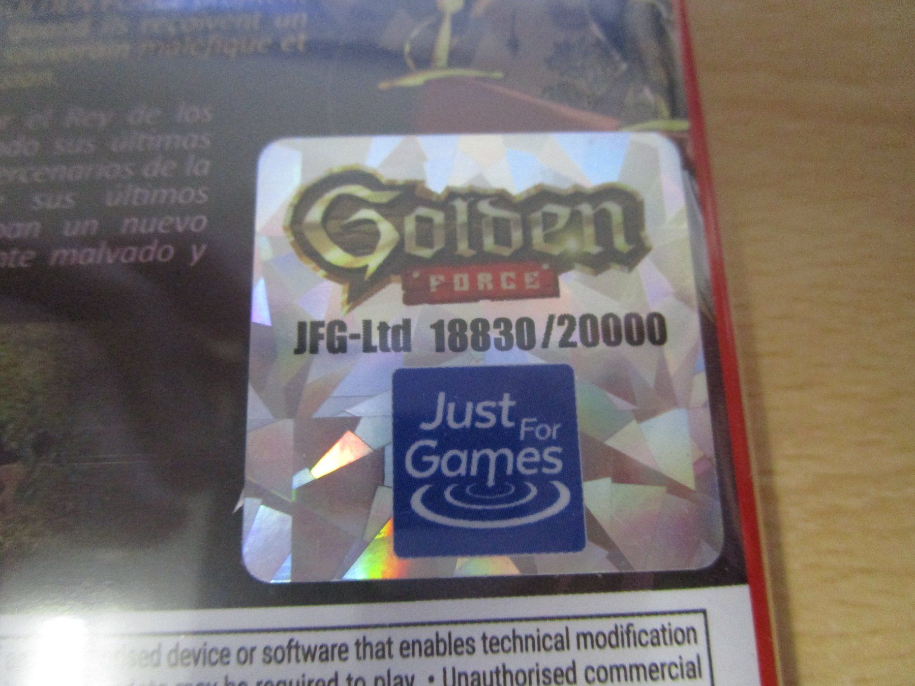 Nintendo Spiele: Golden Force Nintendo Switch - Neuware - limiteiert new – Neu und originalverpackt aus Goldau von agestuffer 2