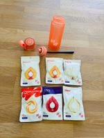 Air Up Trinkflasche Orange mit 6 verschiedenen Pods!