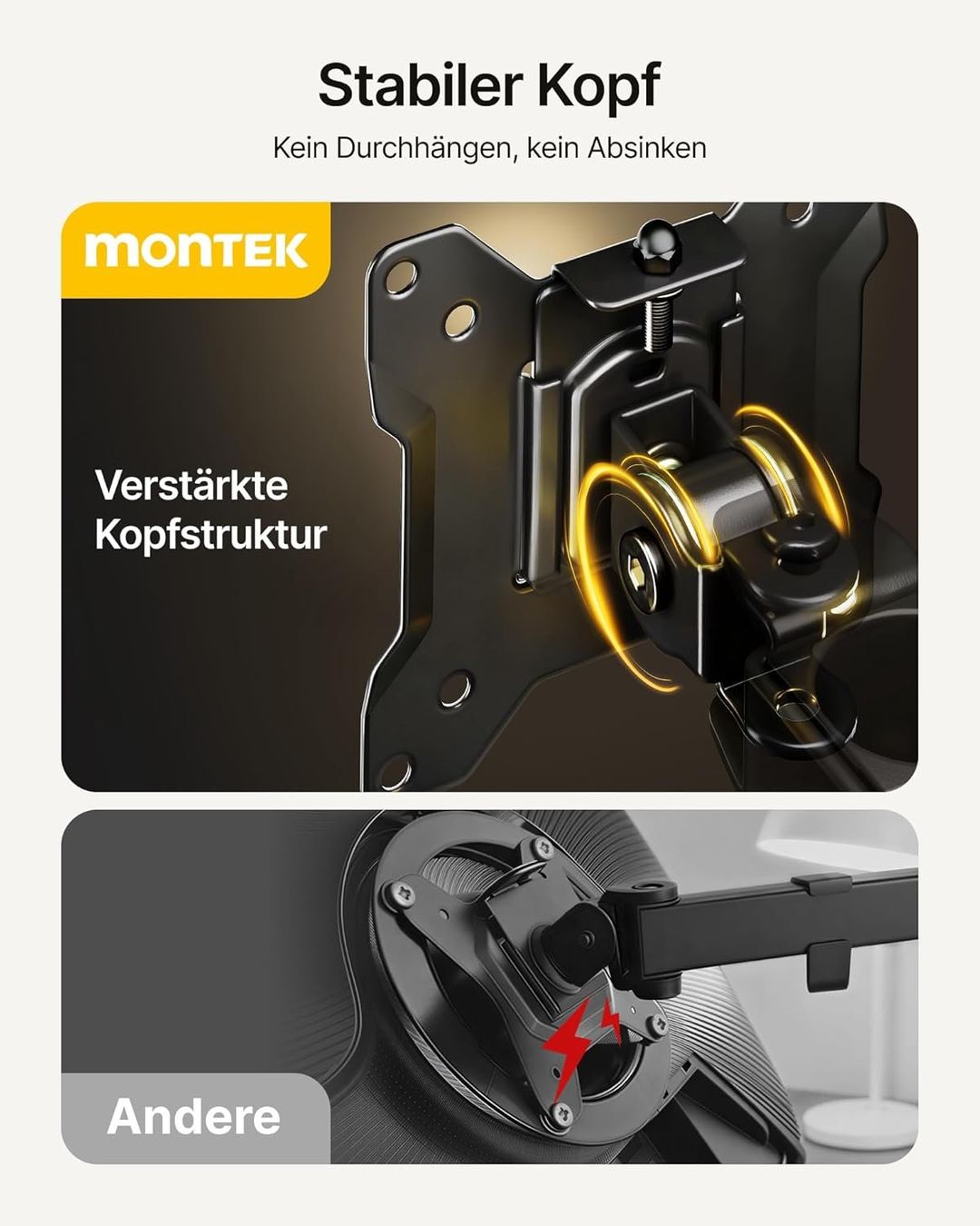 Wandhalterungen: Monitor Halterung 4 Monitore 17-32 Zoll VESA – Neu und originalverpackt aus Suhr von TradeMasters 4