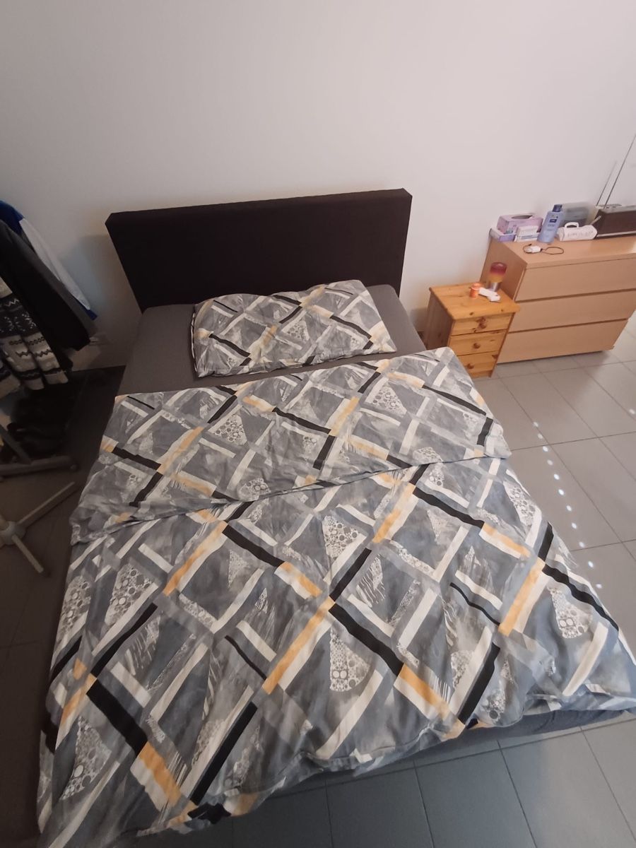 Letti: Boxspringbett, 140x200cm, Stoff schwarz – Usato da Vorderthal venduto da Naja710 2