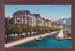 LUZERN - Hotel National - 1928